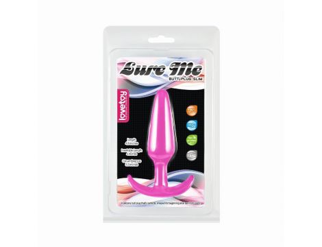 LURE ME Classic Anal Plug S Pink - 8