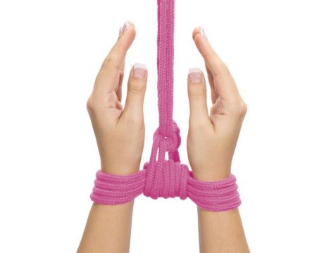 10 meters Fetish Bondage Rope Pink - 4