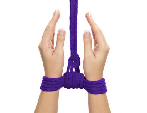 10 meters Fetish Bondage Rope Purple - 4