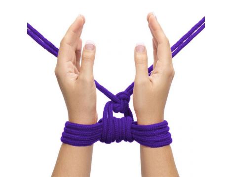 10 meters Fetish Bondage Rope Purple - 5