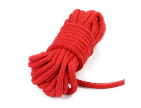 10 meters Fetish Bondage Rope Red - 4