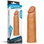 Add 1"" Pleasure X Tender Penis Sleeve Brown - 4