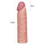Add 1"" Pleasure X Tender Penis Sleeve Flesh - 5