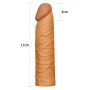 Add 1"" Pleasure X Tender Penis Sleeve Brown - 5