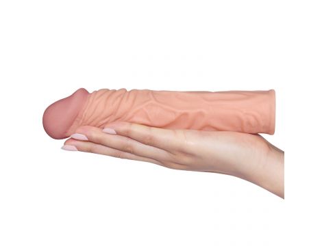 Add 2"" Pleasure X Tender Penis Sleeve Flesh - 3