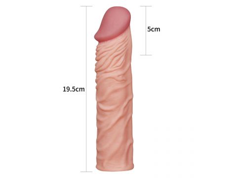Add 2"" Pleasure X Tender Penis Sleeve Flesh