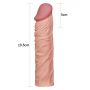 Add 2"" Pleasure X Tender Penis Sleeve Flesh - 2