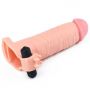 Add 2"" Pleasure X Tender Vibrating Penis Sleeve Flesh - 3