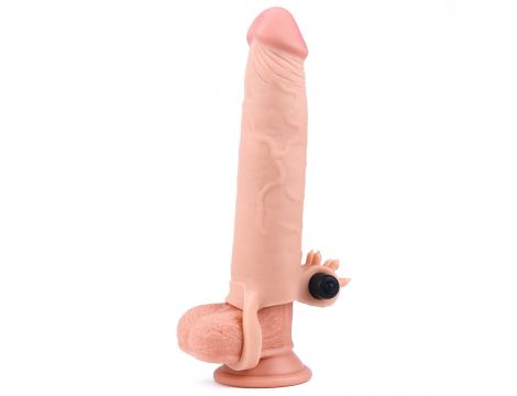 Add 3"" Pleasure X Tender Vibrating Penis Sleeve - 2