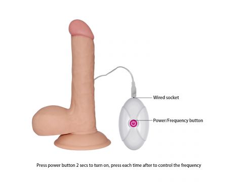 7.5"" The Ultra Soft Dude Vibrating - 6