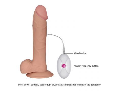 9"" The Ultra Soft Dude Vibrating - 7
