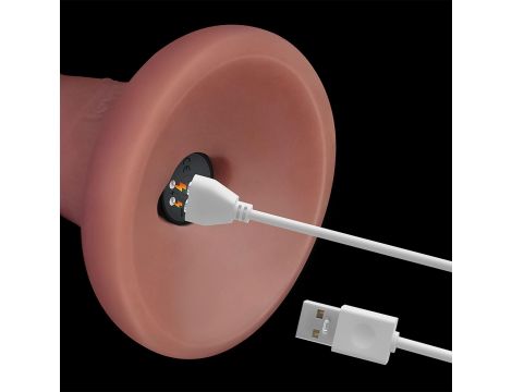 6'' Vibrating Dual Density Power Cock - 7
