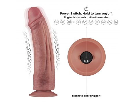 10.5'' Vibrating Dual Density Power Cock - 13