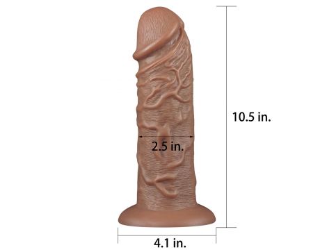 10.5'' Realistic Chubby Dildo - 2