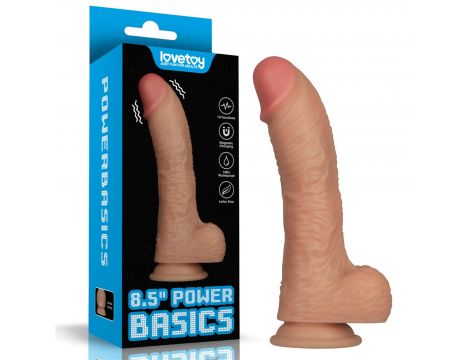 8.5'' Vibrating Power Basics Cock - 3