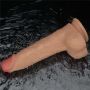 9'' Vibrating Power Basics Cock - 12
