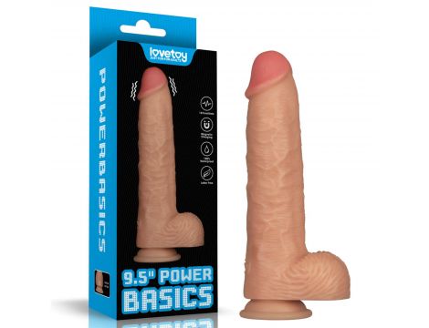 9.5'' Vibrating Power Basics Cock - 4