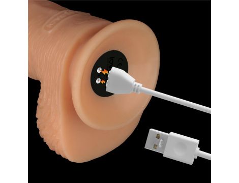 9.5'' Vibrating Power Basics Cock - 13