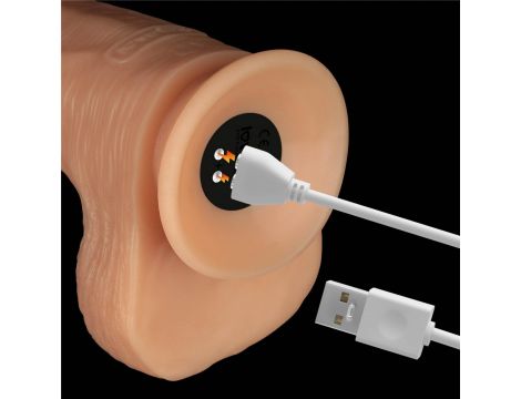 11'' Vibrating Power Basics Cock - 8