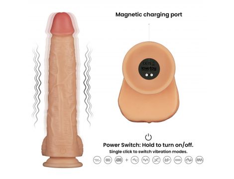 11'' Vibrating Power Basics Cock - 12
