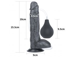 10'' Squirt Extreme Dildo - Black