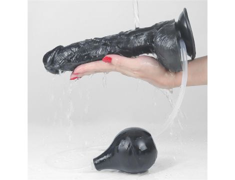 10'' Squirt Extreme Dildo - Black - 8