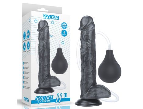 11'' Squirt Extreme Dildo - Black - 8