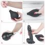 11'' Squirt Extreme Dildo - Black - 10