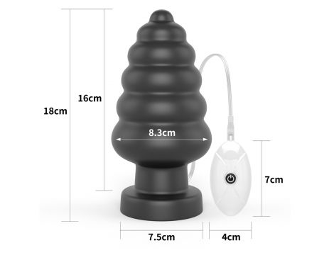 7"" King Sized Vibrating Anal Cracker - 2