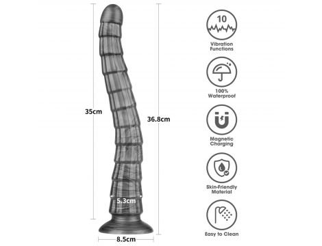14.5" King Sized Vibrating Vibrax Slider - 4