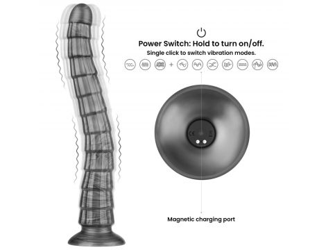 14.5" King Sized Vibrating Vibrax Slider - 7