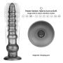 12.5" King Sized Vibrating Vibrax Slider - 12