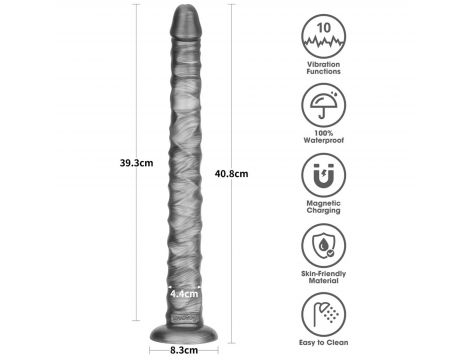 16" King Sized Vibrating Vibrax Slider - 9