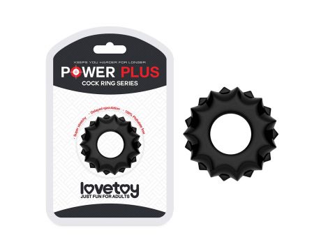 POWER PLUS Cockring Black - 6