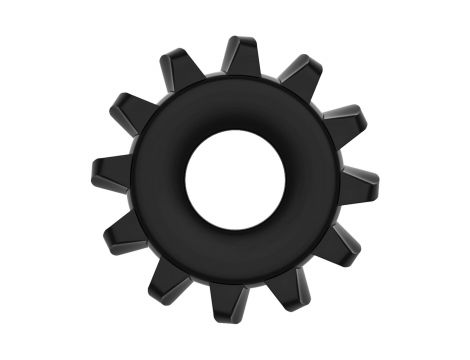POWER PLUS Cockring Black - 2