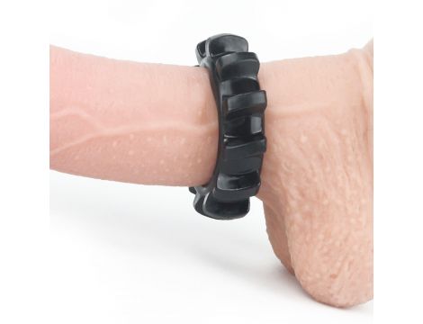 POWER PLUS Cockring Black - 5