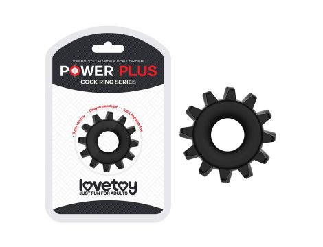 POWER PLUS Cockring Black - 4