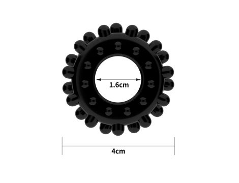 POWER PLUS Cockring Black - 3