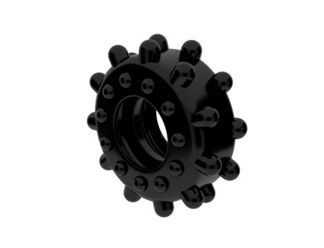 POWER PLUS Cockring Black - 6