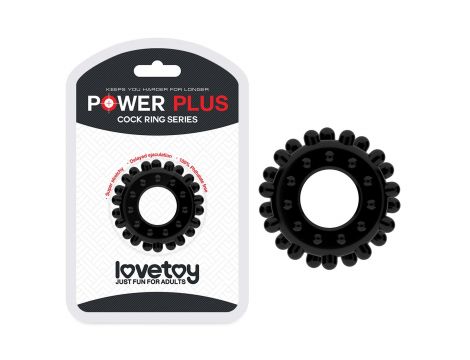 POWER PLUS Cockring Black - 4