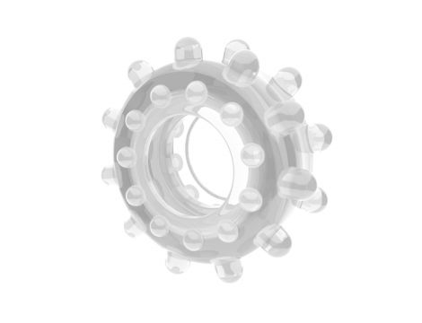 POWER PLUS Cockring Clear - 2
