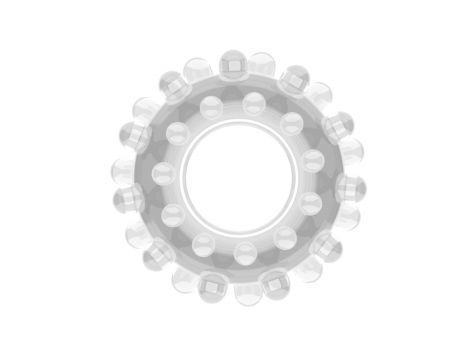 POWER PLUS Cockring Clear - 6