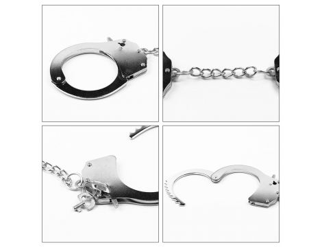 Fetish Pleasure Metal Handcuffs - 3