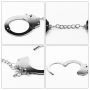 Fetish Pleasure Metal Handcuffs - 4