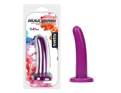 Silicone Holy Dong Small Purple - 7