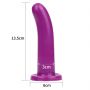 Silicone Holy Dong Medium Purple - 6