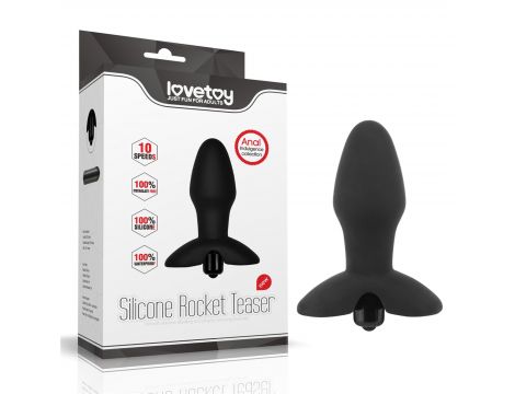 Vibrating Rocket Teaser Black - 2
