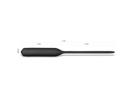 Silicone Vibrating Urethral Dilator - 9