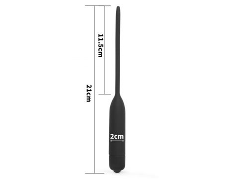 Silicone Vibrating Urethral Dilator - 14