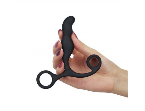 Masażer prostaty silikonowy Lovetoy czarny 8,9 cm - 4